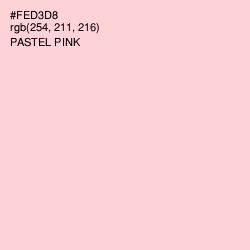 #FED3D8 - Pastel Pink Color Image